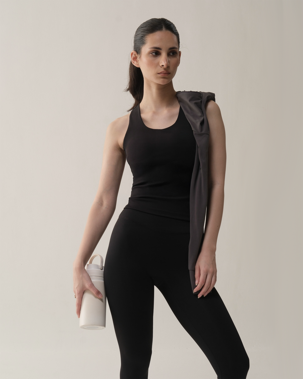 SculptFit Tank Top with Built-in Bra
