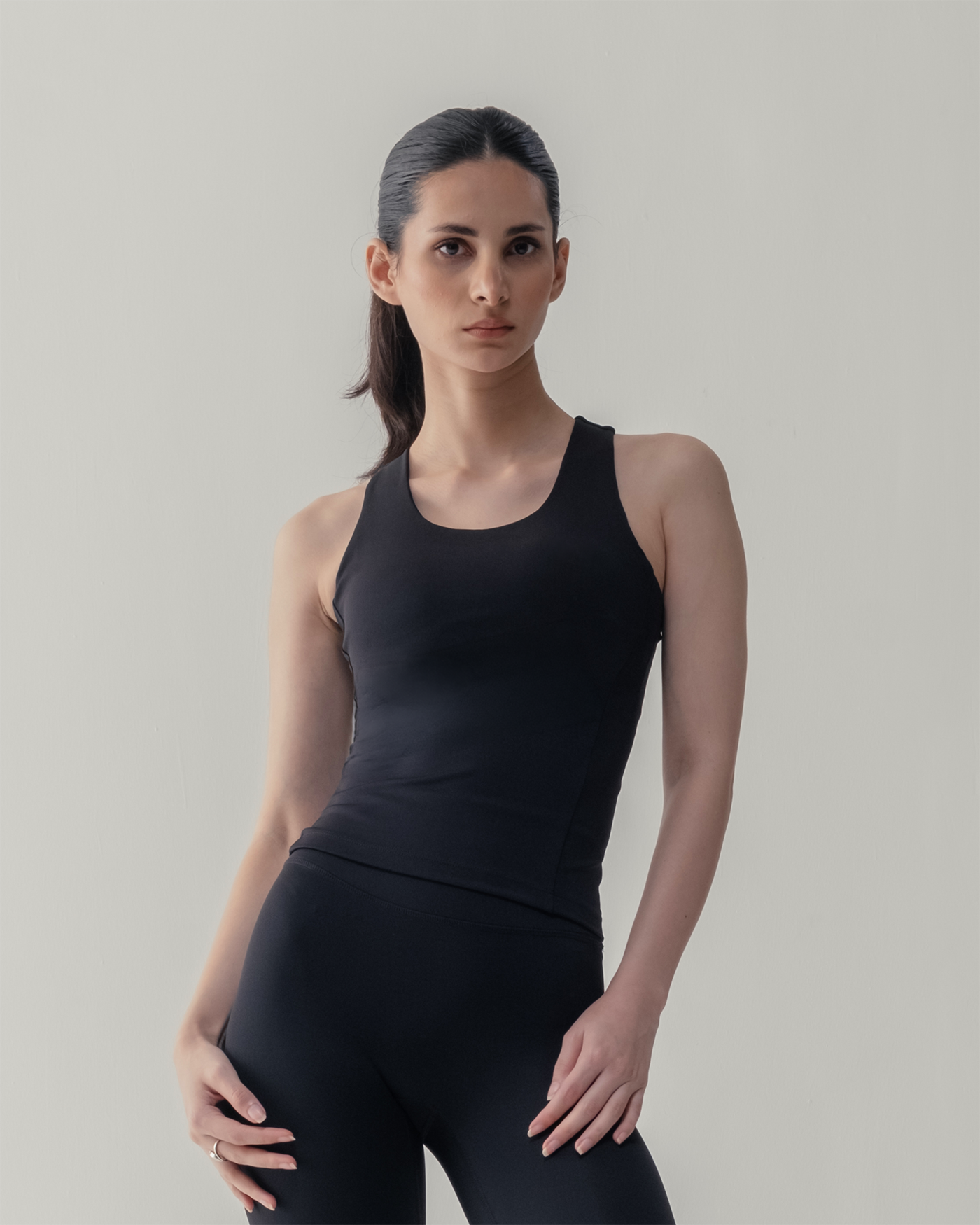 SculptFit Tank Top with Built-in Bra