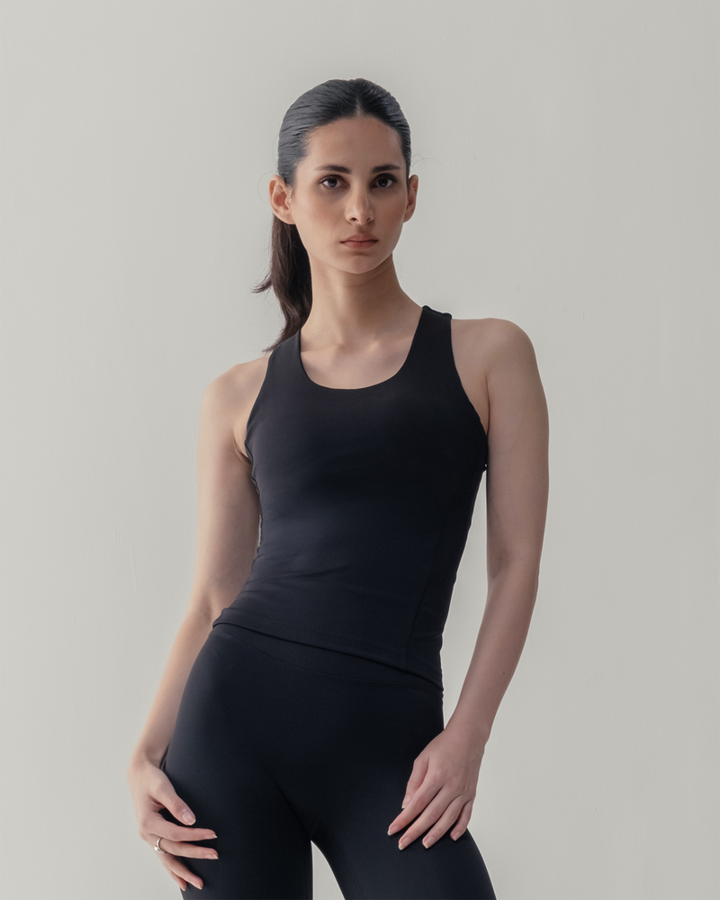 SculptFit Tank Top with Built-in Bra