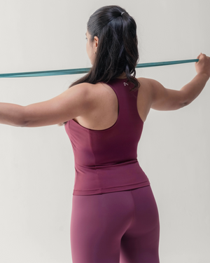 SculptFit Tank Top with Built-in Bra